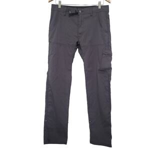prAna Men's Stretch Zion Pant II 32x32L Straight Fit Gorpcore